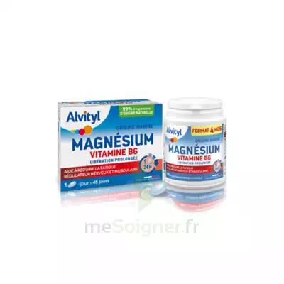 Alvityl Magnésium Vitamine B6 Libération Prolongée Comprimés Lp B/45 à Villefranche-d'Albigeois